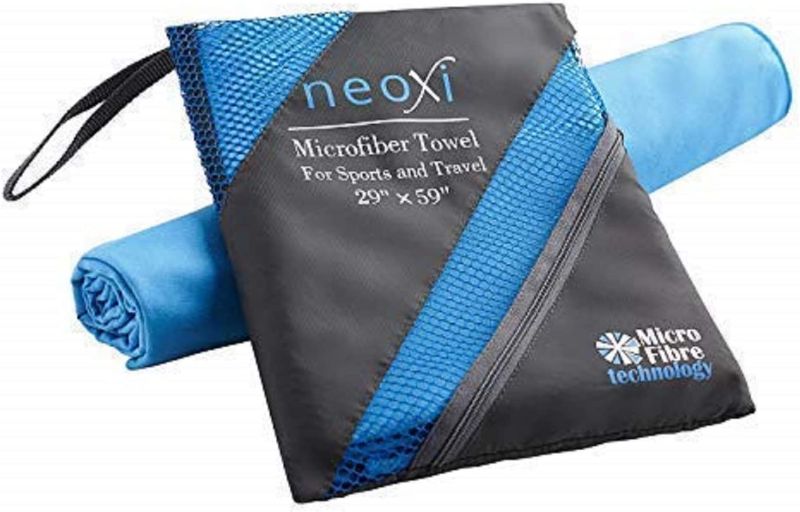 Photo 1 of (( FACTORY SEALED ))  NeoXi Microfiber Towel for Camping Travel Absorbent Fast Drying Ultra Light for Gym Shower Boxing Football Basketball Hot Yoga Swimming Classes
