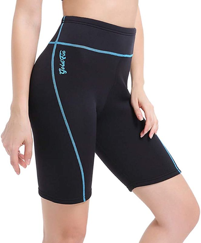 Photo 1 of (( SIZE XL )) GoldFin Women Neoprene Shorts, 2mm Wetsuit Pants Keep Warm for Water Aerobics Surfing Diving Swimming Boating
