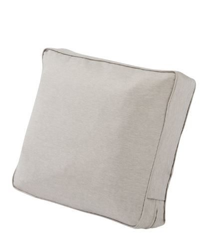 Photo 1 of (( FACTORY PACKAGED )) Classic Accessories Montlake FadeSafe 4" x 25" Heather Grey Square Lounge Chair Outdoor Seating Cushion with Zipper
