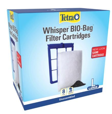 Photo 1 of ** USED ** Tetra Whisper Bio-Bag Disposable Filter Cartridges, 8 ct
