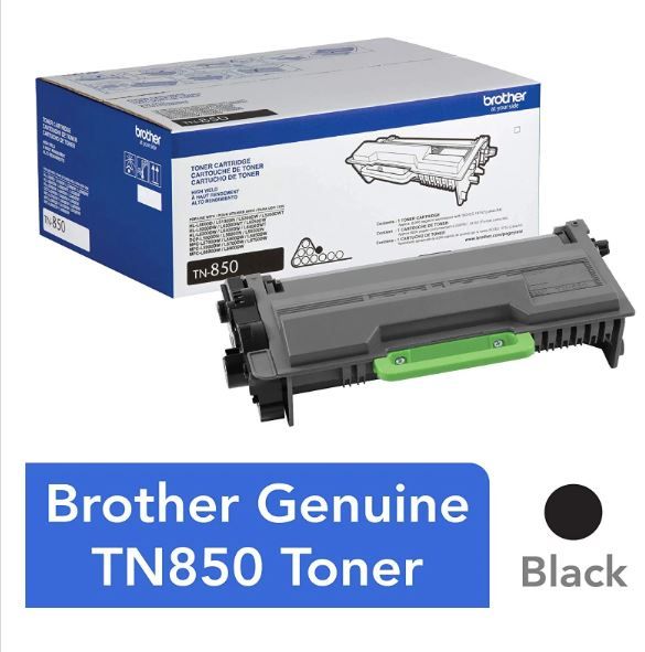 Photo 1 of ** USED ** Brother TN850 Original Toner Cartridge - Laser - High Yield - 8000 Pages - Black - 1 
