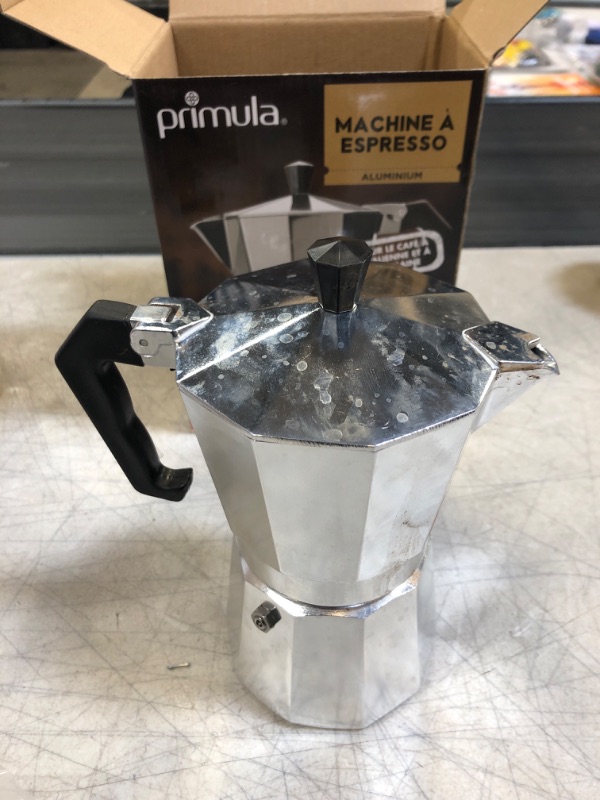 Photo 2 of ** USED ** Primula Stovetop Espresso and Coffee Maker, Moka Pot for Classic Italian and Cuban Café Brewing, Cafetera, Six Cup
