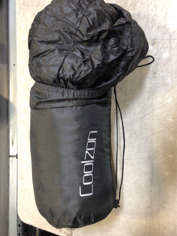 Photo 2 of ** USED ** Coolzon Lightweight Backpacking Sleeping Bag for Adults Boys and Girls, Cold Weather Kids Sleeping Bag for All Season Hiking & Camping
