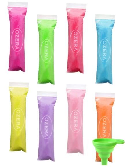 Photo 1 of ** USED ** Ozera 130 Pack Popsicle Bags, Ice Pop Molds Bags Freeze Disposable Popsicle Bags Pouches - Come with Silicone Funnel
