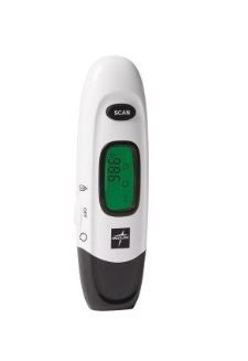 Photo 1 of ** USED ** Medline No Touch Forehead Thermometer Reusable, Dual Dial, Infrared - For Home, Forehead, Clinical - White
