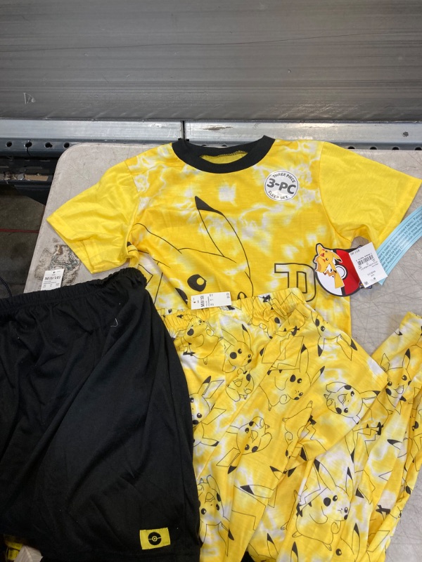 Photo 1 of Boys' Pokéon Pikachu 3pc Pajaa Set -
, SIZE M (8-10)