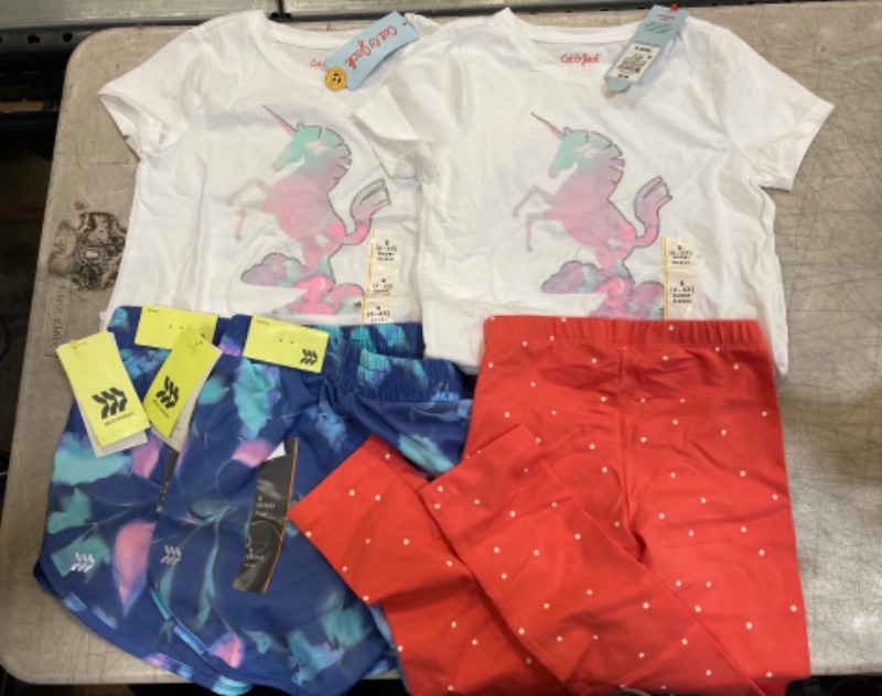 Photo 1 of 5 PCS OF KIDS CLOTHES & PANTS BUNDLE SIZE S(6-6X)