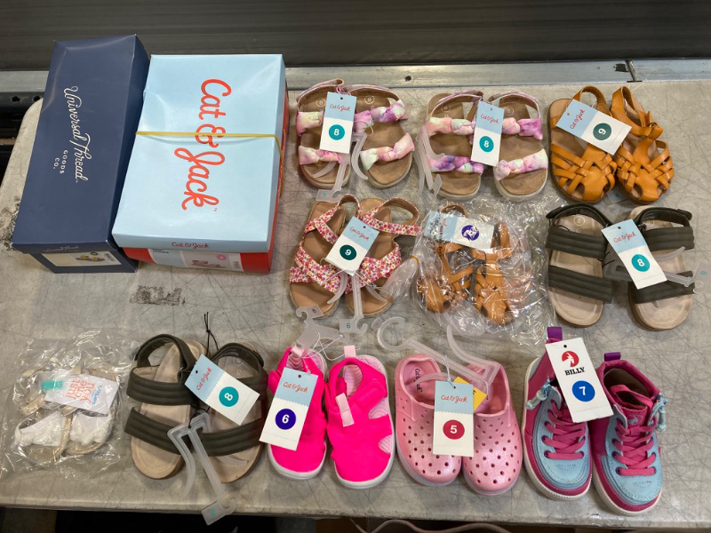 Photo 1 of 13 PAIRS OF SHOES FOR KIDS BUNDLE VARIOUS SIZES