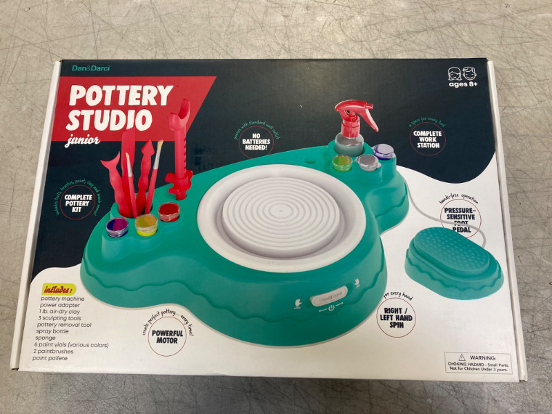 Photo 1 of Dan&Darci Advanced Pottery Wheel Kit - Christmas Gifts for Girls & Boys Ages 8-14 Year Old - Best Teens DIY Toys. Top Arts & Crafts for Kids Tweens &
