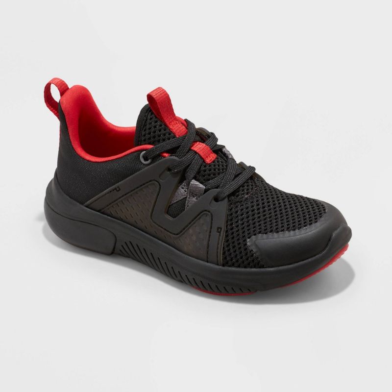Photo 1 of Kids' Stormy Lace-up Performance Sneakers - All in Motion Red/Black 3
