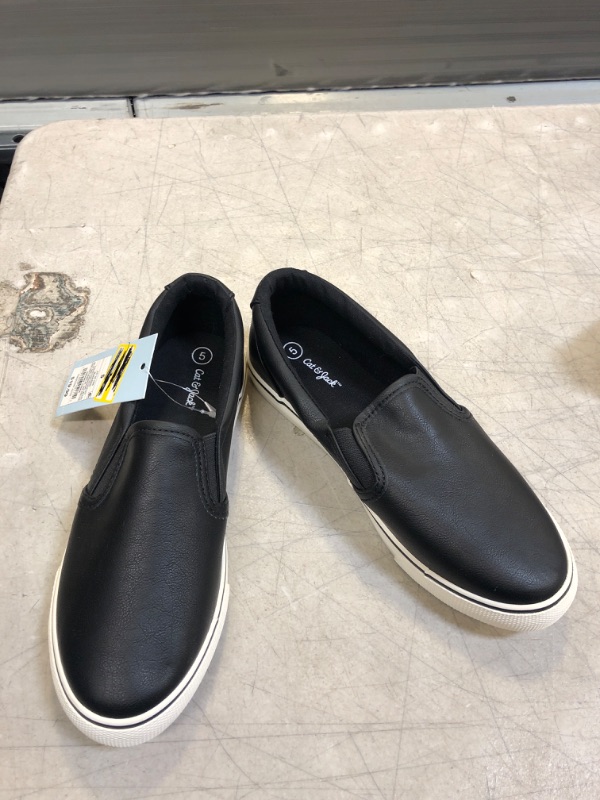 Photo 2 of Boys' Enzo Slip-on Sneakers - Cat & Jack Black 5
