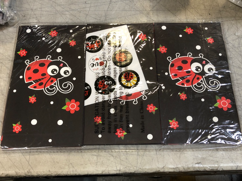 Photo 2 of ??? Little Ladybug Party Candy Treat Bags Ladybug Party Favor Gift Bags with Stickers for Ladybug Theme Birthday Party Baby Shower
