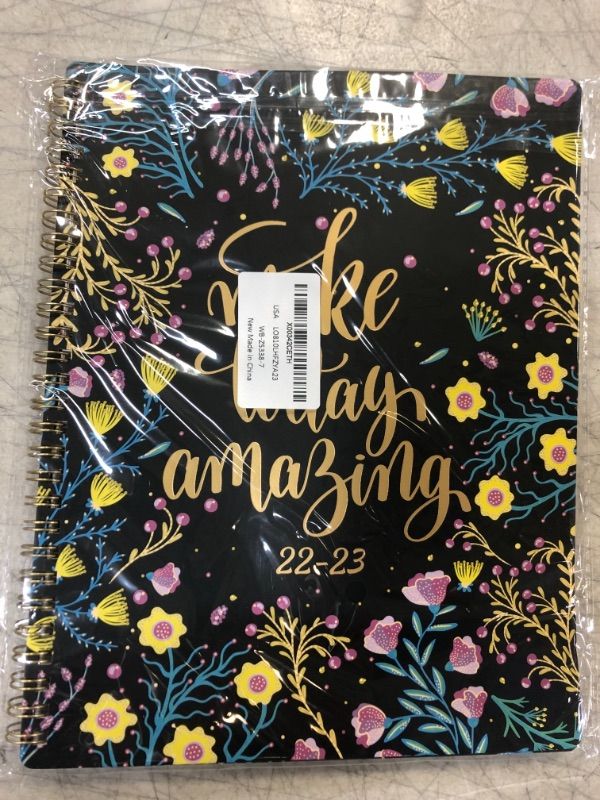 Photo 2 of 2022-2023 Planner - Academic Planner 2022-2023, July 2022 - June 2023 Weekly Monthly Planner , 8'' x 10'', 12-Monthly Planner with Strong Twin- Wire Binding, 12 Printed Monthly Tabs