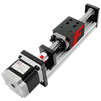 Photo 1 of FUYU FSL40 Linear Guide Table Ball Screw Motion CNC Linear Guide Stage Actuator Motorized Nema 23 Stepper Motor[100mm Stroke] +++FACTORY SEALED++
