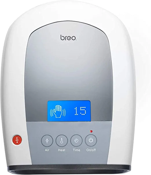 Photo 1 of Breo iPalm520 Electric Acupressure Palm Hand Finger Massager with Air Pressure Heat Compress and LCD Display for a Gift of Fingers Strain/Numbness Relief (LCD Version)
