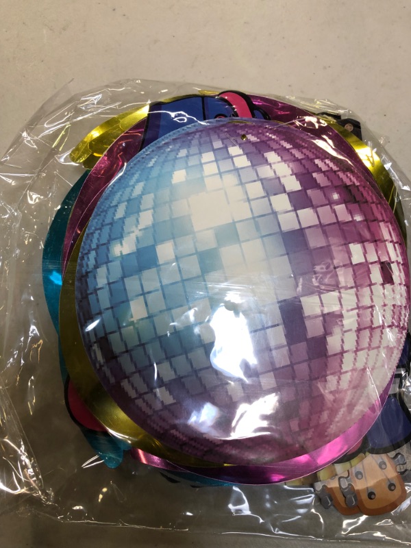 Photo 1 of 30Ct Disco 70's 80's 90's Hanging Swirl Decorations - Retro Nostalgia Birthday Party Supplies Fan Decors