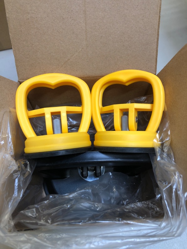 Photo 1 of Amumu Dent Puller, Car Dent Removal Kit,Powerful Dent Remover Tool for Car Dent Repair, Glass,Tiles, Mirror, Granite Lifting and Objects Moving 3 Packs black and yellow
