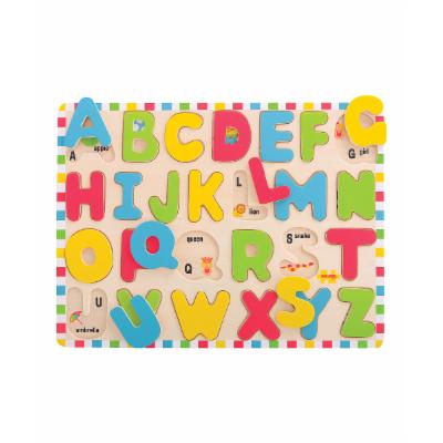 Photo 1 of Bigjigs Toys Puzzles - Inset Uppercase ABC 26-Piece Puzzle
