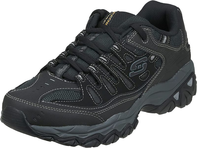 Photo 1 of ** USED READ NOTES  ** (( SIZE 10 MENS )) Skechers Men's Afterburn Memory-Foam Lace-up Sneaker
