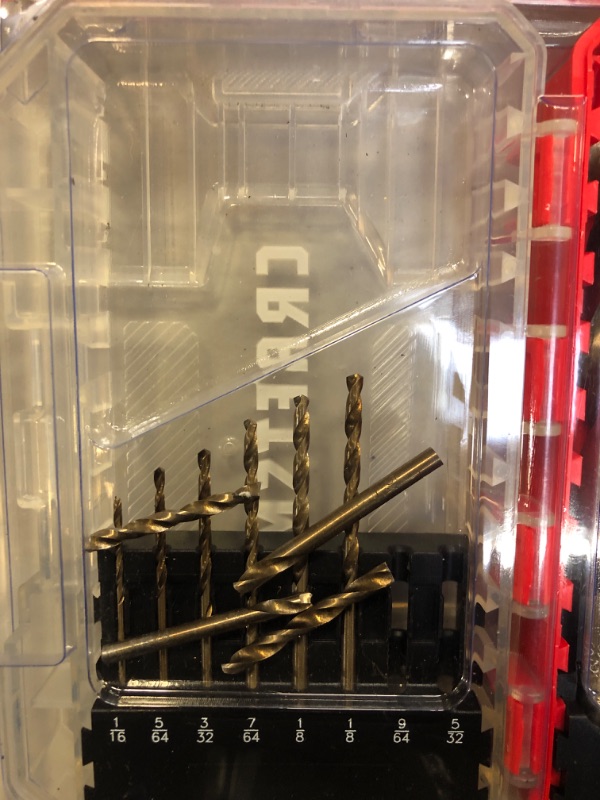 Photo 3 of ** USED READ NOTES ** CRAFTSMAN Drill Bit Set, Gold Oxide, 14-Piece (CMAM2214)
