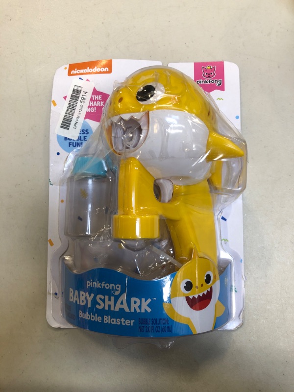 Photo 2 of ** USED ** Pinkfong Baby Shark Official Bubble Blaster - Baby Shark - by WowWee
