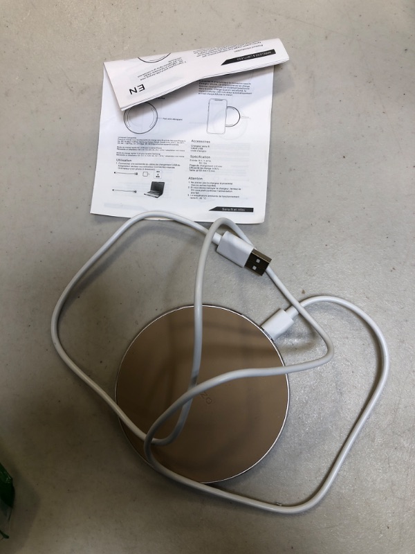 Photo 1 of ** USED ** (( COLOR: TAN )) TOZO WIRELESS CHARGER WITH CHARGING CORD 