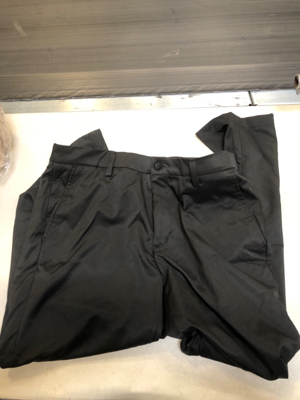 Photo 1 of ** USED ** (( SIZE 33W X 30L )) AMAZON ESSENTIALS BLACK SLIM FIT PANTS 
