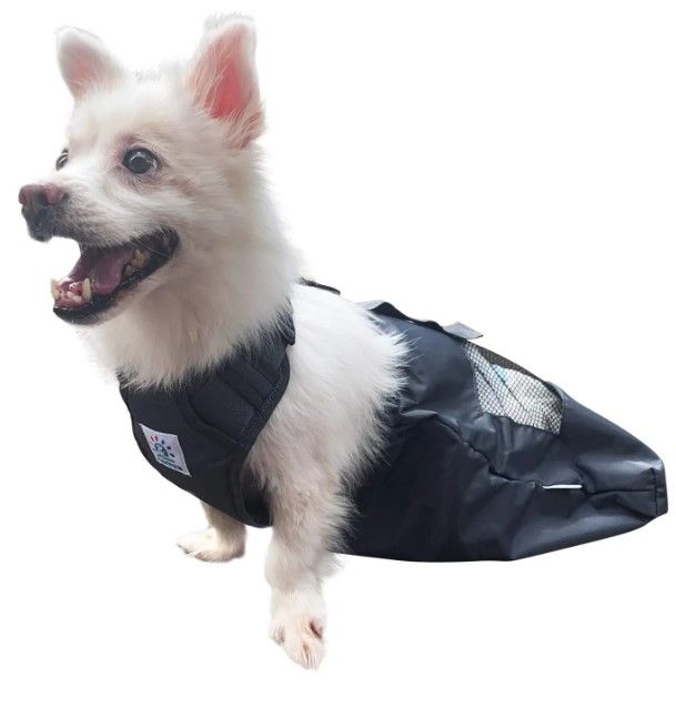 Photo 1 of ** USED ** (( SIZE SMALL )) derYEP Dog Drag Bag Durable Indoor for paralyzed Disabled Back Rear Legs Dog Protects Chest and Limbs
