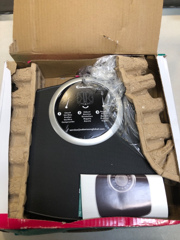 Photo 2 of ** USED ** Adamson A25 Scales for Body Weight - Up to 400 LB, Anti-Skid Rubber Surface, Extra Large Numbers - High Precision Bathroom Scale Analog - Durable with 20-Year Warranty - New 2022
