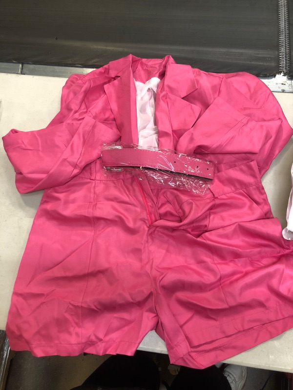 Photo 1 of (( SIZE 2XL COLOR ROSE )) WOMENS BUSINESS BLAZER SET SHIRT AND SHORTS 