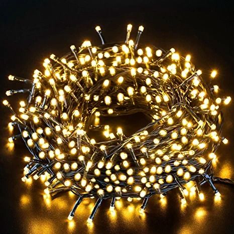 Photo 3 of Battery Operated Christmas Lights, Christmas Tree Lights 64 ft -LED Outdoor String Lights 8 Modes Waterproof Holiday Lights for Christmas Party Home Courtyard Fairy Lights-Warm White.