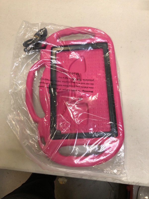 Photo 2 of MOXOTEK Samsung Galaxy Tab A7 10.4" 2020 Kids Case, Shockproof Handle Stand Protective Case with Shoulder Strap Case for Galaxy Tab A7 10.4 inch 2020 Tablet (SM-T500/T505/T507), Pink