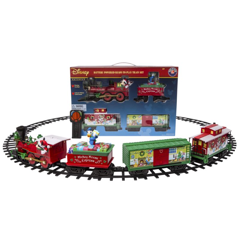 Photo 1 of Lionel Disney Mickey Mouse Express Ready-to-Play Set, Battery-powered Model Train with Remote Complete Set