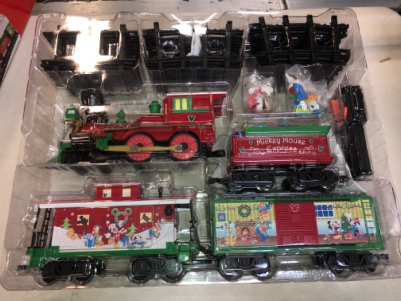 Photo 2 of Lionel Disney Mickey Mouse Express Ready-to-Play Set, Battery-powered Model Train with Remote Complete Set