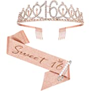 Photo 1 of 16th Birthday Sash and Tiara for Girls