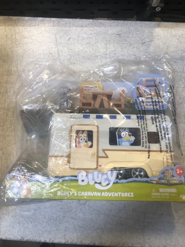 Photo 2 of Bluey Caravan Adventure Playset, with 2.5" Jean Luc Figure
