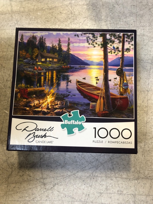 Photo 2 of Buffalo Games - Darrell Bush - Canoe Lake - 1000 Piece Jigsaw Puzzle
