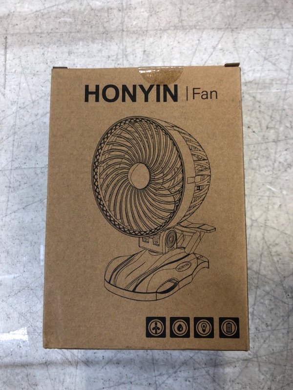 Photo 2 of HONYIN Small Clip on Fan, 6” CVT USB Desk Fan, Strong Airflow, Quiet Table Cooling Fan, Portable Personal Fan with Sturdy Clamp for Bed Office Treadmill Baby Stroller
