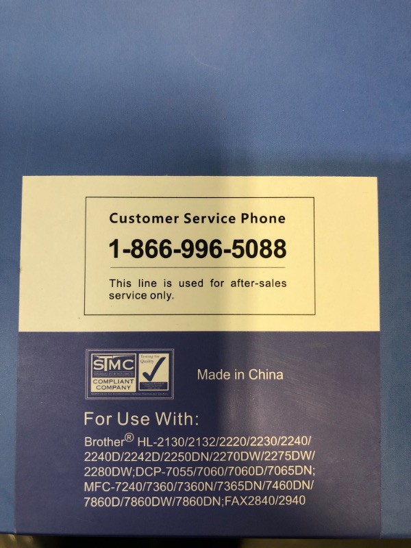 Photo 1 of Compatible Toner Cartridge Replacement for Brother TN450 TN420 TN-450 TN-420 to use with HL-2270DW HL-2280DW HL-2230 HL-2240 MFC-7360N MFC-7860DW DCP-7065DN Intellifax 2840 2940 (1 Black), 6852689 - Factory Seal