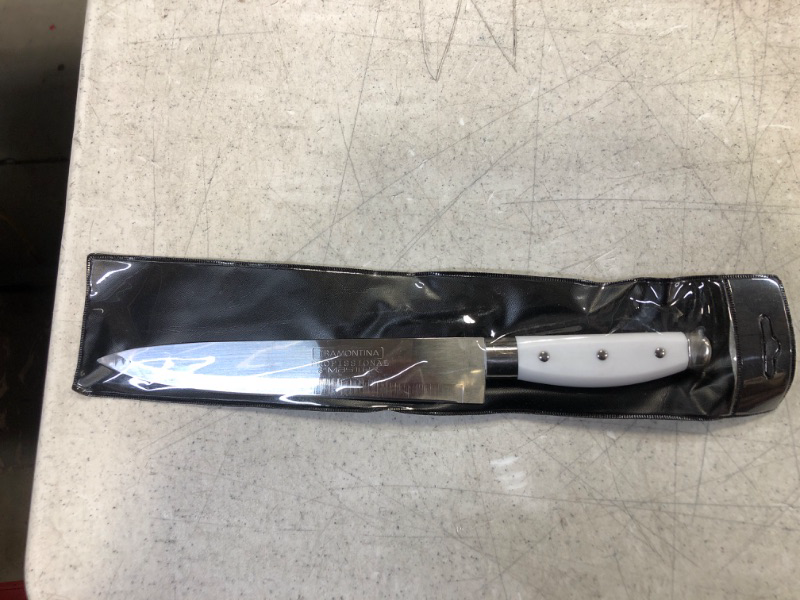 Photo 1 of Chef Knife 8 Inch - Alpha-Royal Series Executive Chefs Edition - Razor Sharp - Forged ThyssenKrupp High Carbon German Steel - Full Tang Blue ABS Handle - w/Sheath