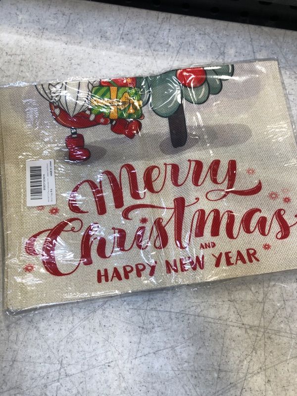 Photo 1 of ANYGIFT Christmas Garden Flag Gnomes Double Sided 12.5 x 18.5 inch Fall Decorations New Year Holiday for Outdoor Yard Porch Decor Flags