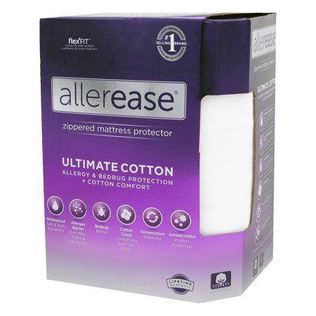 Photo 1 of Allerease Ultimate Cotton Allergy Relief Zippered Mattress Protector Twin
