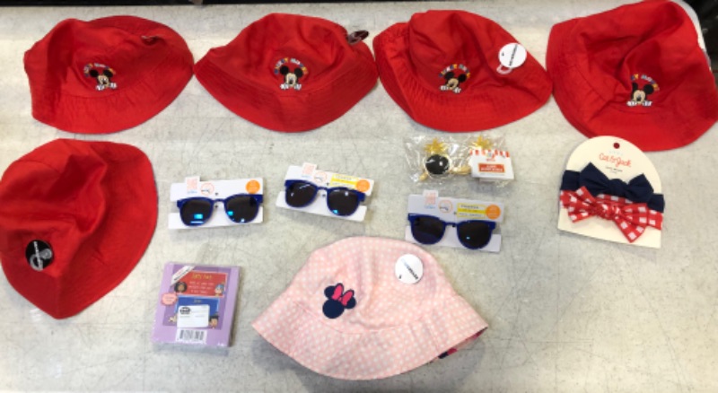 Photo 1 of 12 PC LOT, MISC ITEMS, SOLD AS IS (HAT, SUNGLASSES, AND ETC)