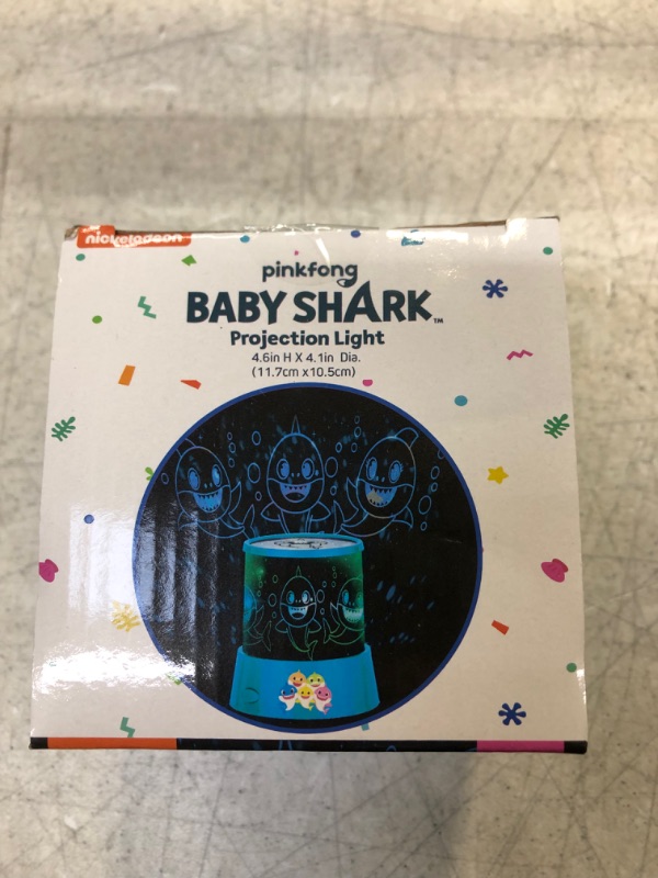 Photo 4 of Nickelodeon Pinkfong Baby Shark Projection Light, Nightlight, FACTORY SEALED