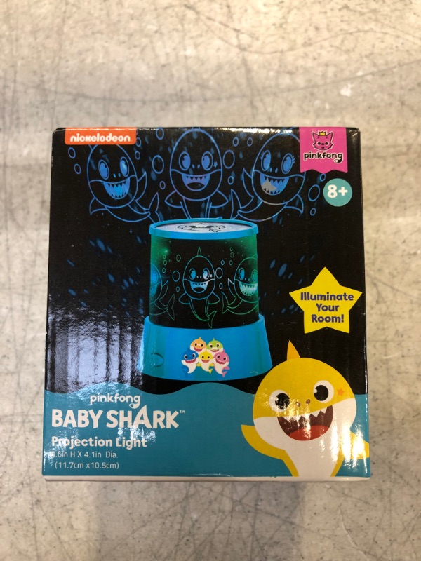 Photo 2 of Nickelodeon Pinkfong Baby Shark Projection Light, Nightlight, FACTORY SEALED