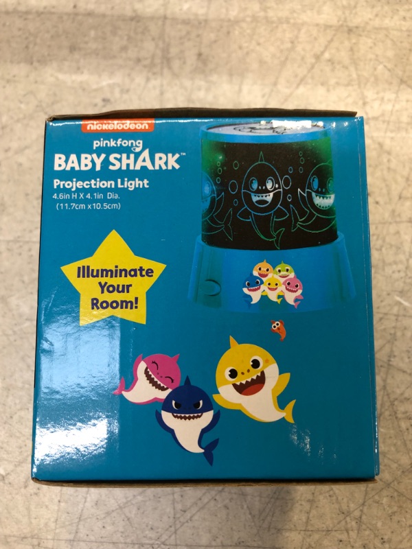 Photo 1 of Nickelodeon Pinkfong Baby Shark Projection Light, Nightlight, FACTORY SEALED