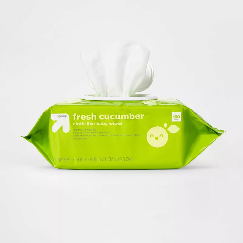 Photo 1 of 6 PACK OF Fresh Cucumber Baby Wipes- up & up™, EXP 091224