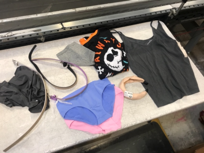 Photo 1 of 10 ITEM ASSORTED CLOTHING LOT
SIZES VARY