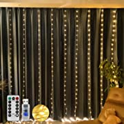 Photo 1 of Alpha Decor Curtain Light 300LED? USB?with Remote Control? for Room Bedroom Wall Outdoor Interior Decoration (Warm White)…
