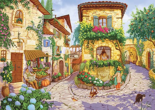 Photo 1 of Italian Village Square 1000 Piece Jigsaw Puzzle by Colorcraft
